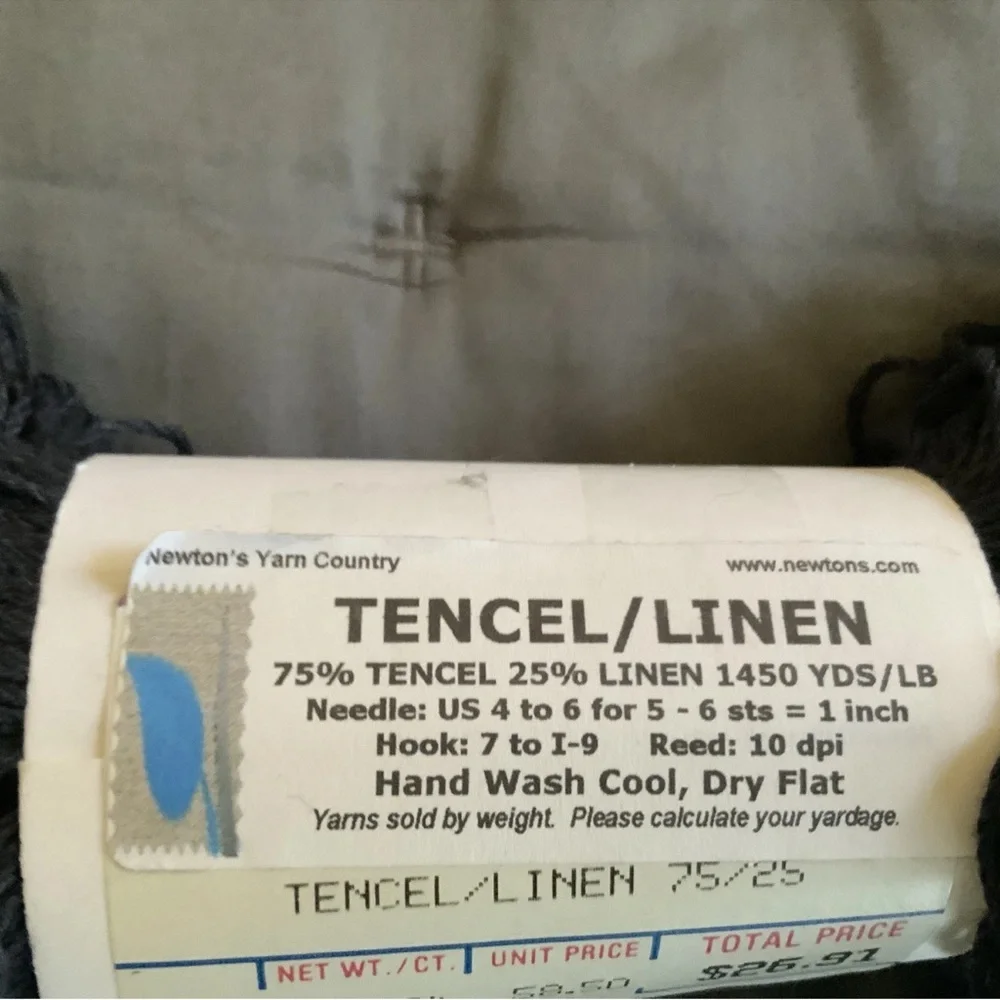 Newton’s Yarn Country Tencel / Linen Yarn 0.46lb